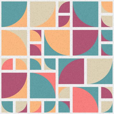 Soyut Geometrik Desen üretken hesaplama sanatı çizimi