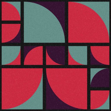 Soyut Geometrik Desen üretken hesaplama sanatı çizimi