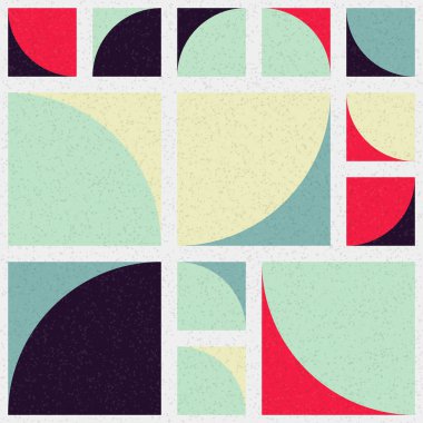 Soyut Geometrik Desen üretken hesaplama sanatı çizimi