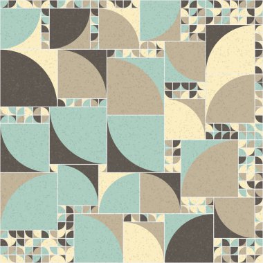 Soyut Geometrik Desen üretken hesaplama sanatı çizimi