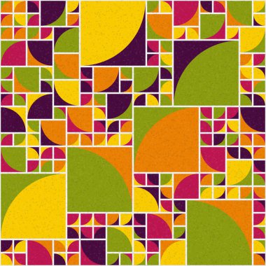 Soyut Geometrik Desen üretken hesaplama sanatı çizimi