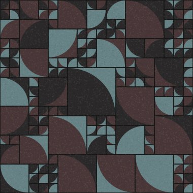 Soyut Geometrik Desen üretken hesaplama sanatı çizimi