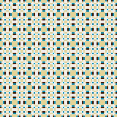 Soyut çapraz desenli üretken hesaplama sanatı çizimi