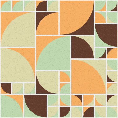 Soyut Geometrik Desen üretken hesaplama sanatı çizimi