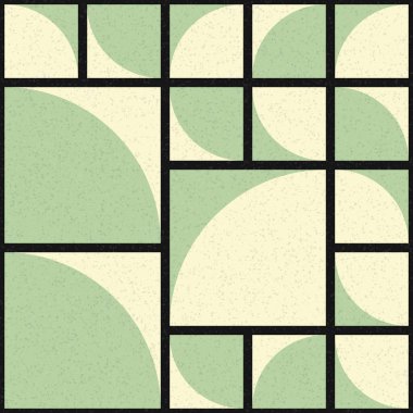 Soyut Geometrik Desen üretken hesaplama sanatı çizimi