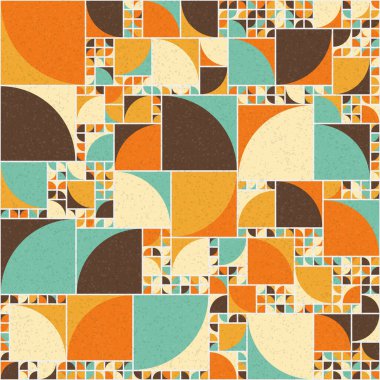 Soyut Geometrik Desen üretken hesaplama sanatı çizimi