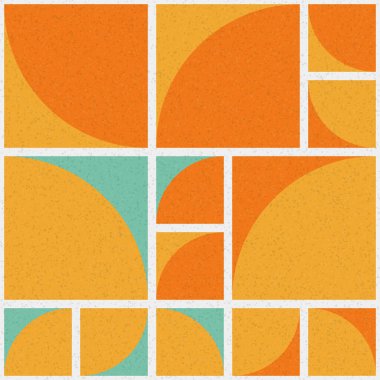 Soyut Geometrik Desen üretken hesaplama sanatı çizimi