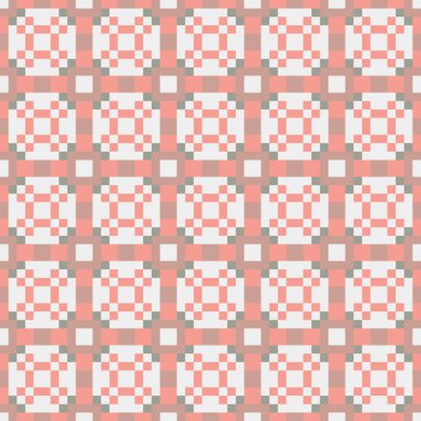 Soyut çapraz desenli üretken hesaplama sanatı çizimi