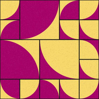 Soyut Geometrik Desen üretken hesaplama sanatı çizimi