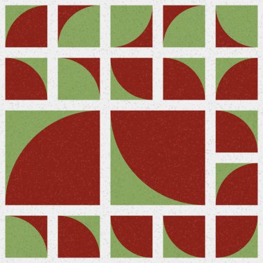 Soyut Geometrik Desen üretken hesaplama sanatı çizimi