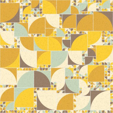 Soyut Geometrik Desen üretken hesaplama sanatı çizimi