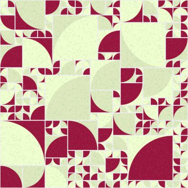 Soyut Geometrik Desen üretken hesaplama sanatı çizimi