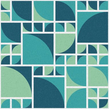 Soyut Geometrik Desen üretken hesaplama sanatı çizimi