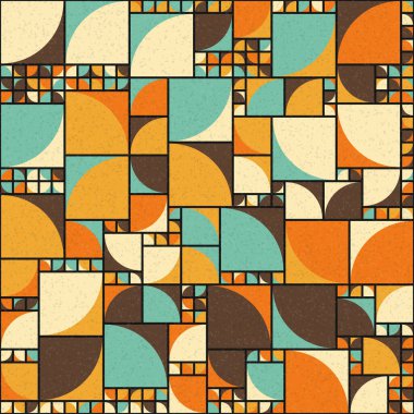 Soyut Geometrik Desen üretken hesaplama sanatı çizimi