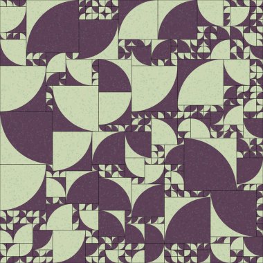 Soyut Geometrik Desen üretken hesaplama sanatı çizimi