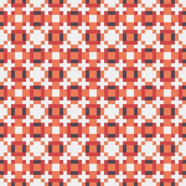 Soyut çapraz desenli üretken hesaplama sanatı çizimi