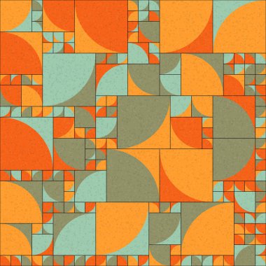 Soyut Geometrik Desen üretken hesaplama sanatı çizimi