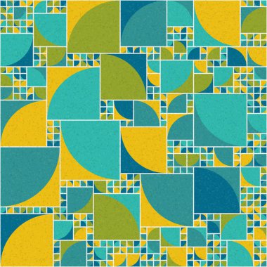 Soyut Geometrik Desen üretken hesaplama sanatı çizimi