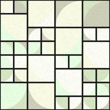 Soyut Geometrik Desen üretken hesaplama sanatı çizimi