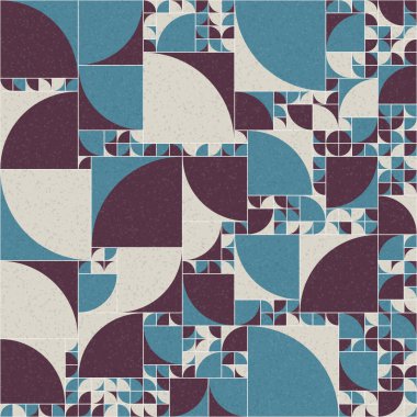 Soyut Geometrik Desen üretken hesaplama sanatı çizimi