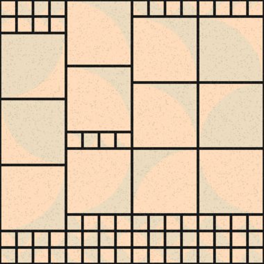 Soyut Geometrik Desen üretken hesaplama sanatı çizimi