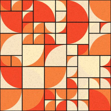 Soyut Geometrik Desen üretken hesaplama sanatı çizimi