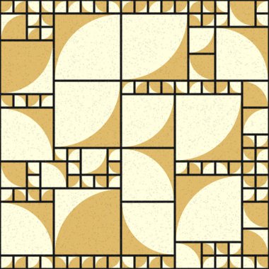 Soyut Geometrik Desen üretken hesaplama sanatı çizimi