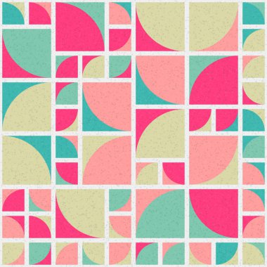 Soyut Geometrik Desen üretken hesaplama sanatı çizimi