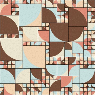 Soyut Geometrik Desen üretken hesaplama sanatı çizimi