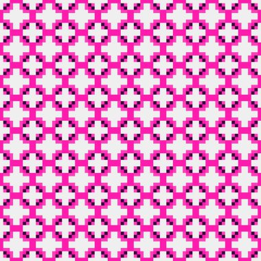 Soyut çapraz desenli üretken hesaplama sanatı çizimi