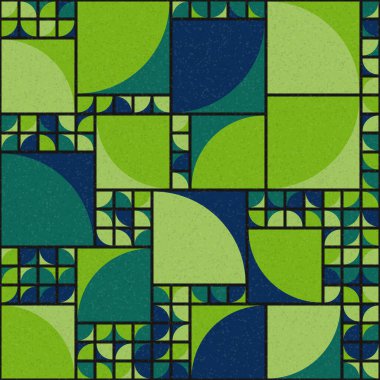 Soyut Geometrik Desen üretken hesaplama sanatı çizimi