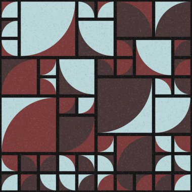 Soyut Geometrik Desen üretken hesaplama sanatı çizimi