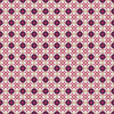 Soyut Geometrik Desen, üretken hesaplama sanatı çizimi 