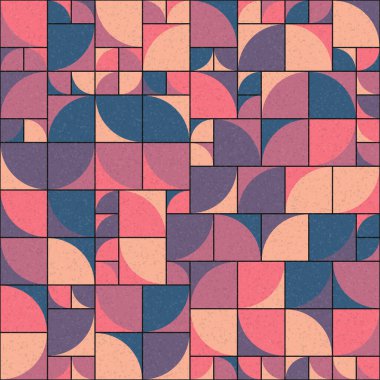 Soyut Geometrik Desen üretken hesaplama sanatı çizimi