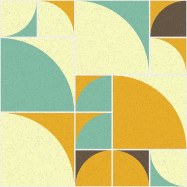 Soyut Geometrik Desen üretken hesaplama sanatı çizimi