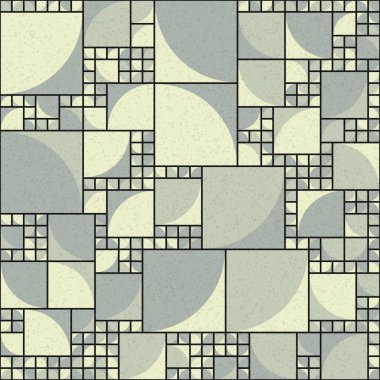 Soyut Geometrik Desen üretken hesaplama sanatı çizimi