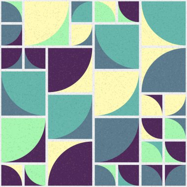 Soyut Geometrik Desen üretken hesaplama sanatı çizimi