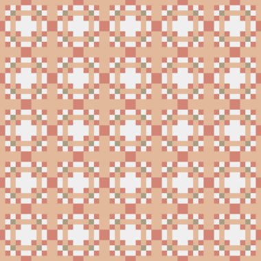 Soyut çapraz desenli üretken hesaplama sanatı çizimi