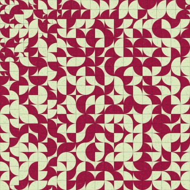 Soyut Geometrik Desen üretken hesaplama sanatı çizimi