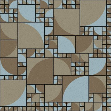 Soyut Geometrik Desen üretken hesaplama sanatı çizimi