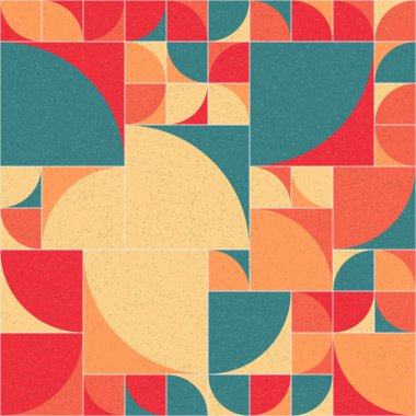 Soyut Geometrik Desen üretken hesaplama sanatı çizimi