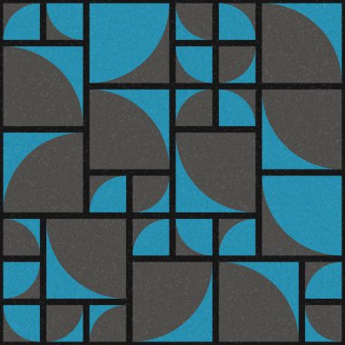 Soyut Geometrik Desen üretken hesaplama sanatı çizimi