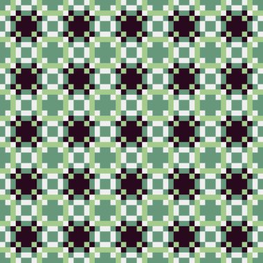 Soyut çapraz desenli üretken hesaplama sanatı çizimi