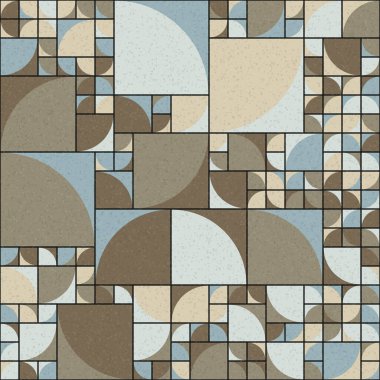 Soyut Geometrik Desen üretken hesaplama sanatı çizimi