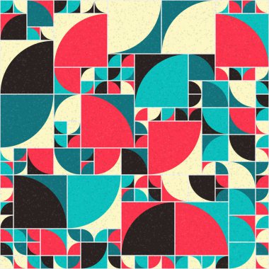 Soyut Geometrik Desen üretken hesaplama sanatı çizimi