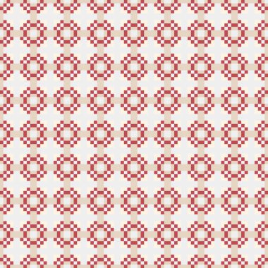 Soyut Geometrik Desen, üretken hesaplama sanatı çizimi 