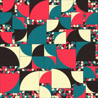 Soyut Geometrik Desen üretken hesaplama sanatı çizimi