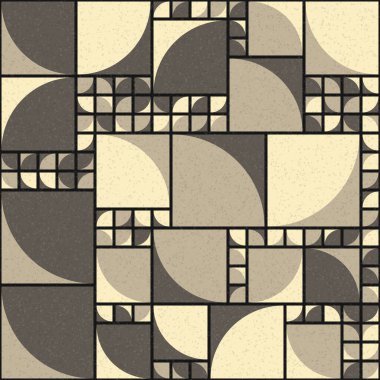 Soyut Geometrik Desen üretken hesaplama sanatı çizimi