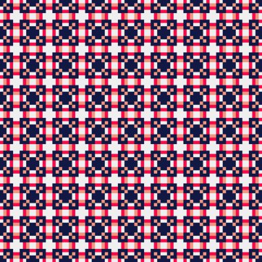 Soyut Çapraz Desen Sanatı Çizimi