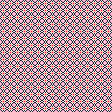 Soyut çapraz desenli üretken hesaplama sanatı çizimi